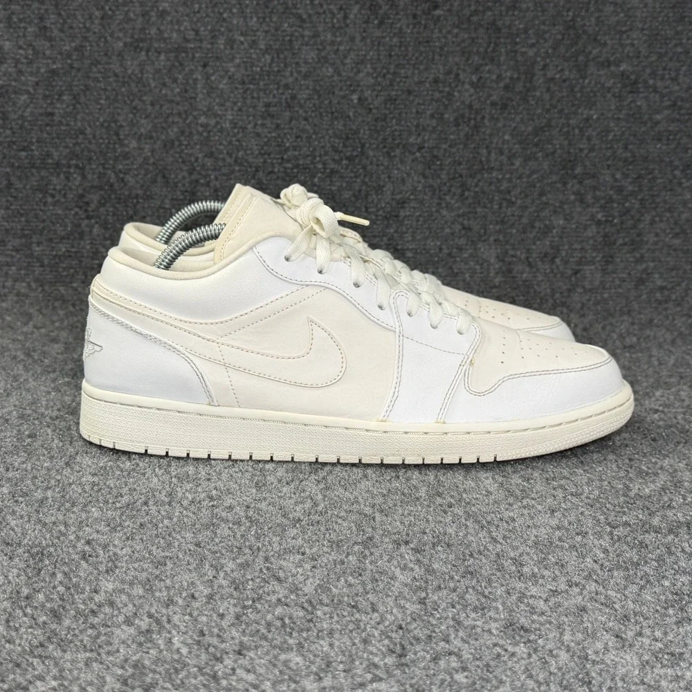 Jordan 1 Low Shoes Men's 12 White Off White Retro Athletic Hooping Sneakers